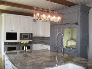 Gray and White Kitchen Remodel