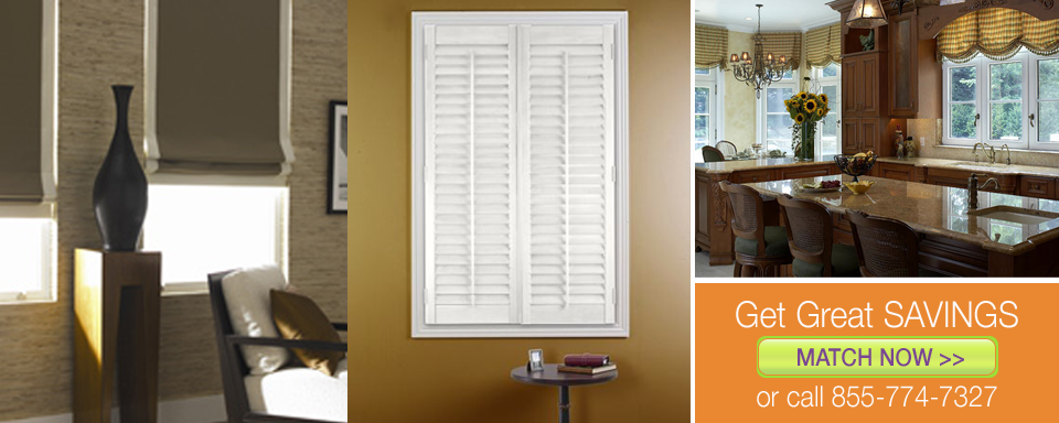 Custom Drapery, Wooden Shutters, Blinds windowcovering